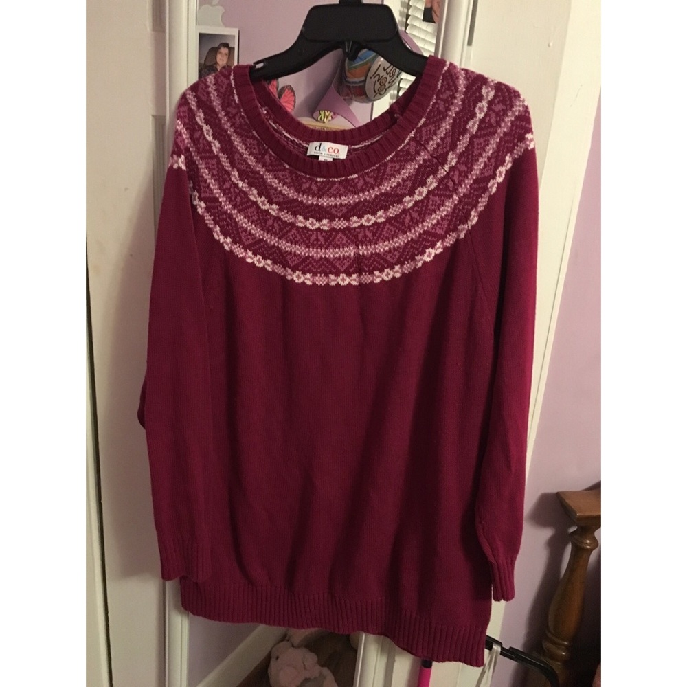 SOLD INDEPENDENTLY Vintage Look Denim&Co. Sweater